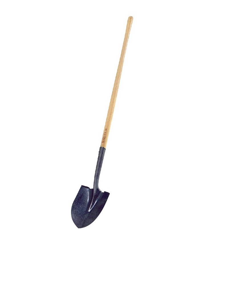 MGL3001 Round Point Shovel Wood